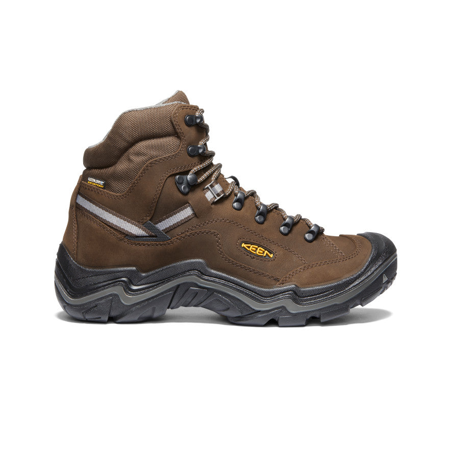 Brown Men Keen Durand II Waterproof Work Boots | EZQ4217PX