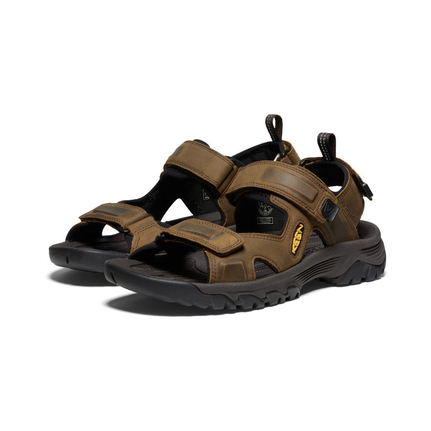 Brown Men Keen Targhee III Open Toe Sandals | FOR3477AV