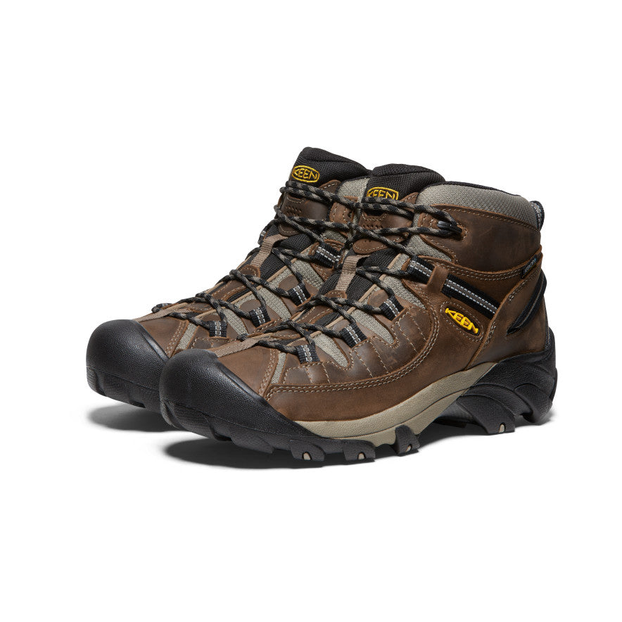 Brown Men Keen Targhee II Mid Waterproof Hiking Boots | KYC1998PG