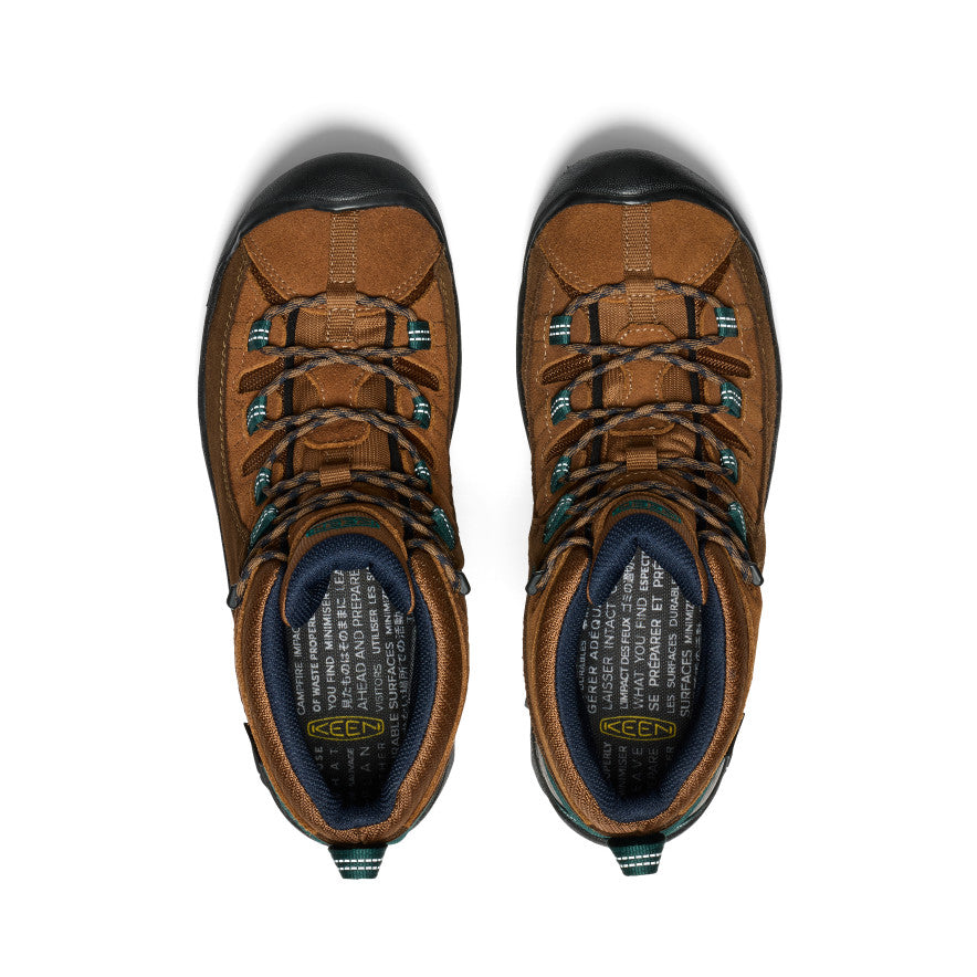 Brown Men Keen Targhee II Waterproof x Leave No Trace Hiking Boots | IDF251YS