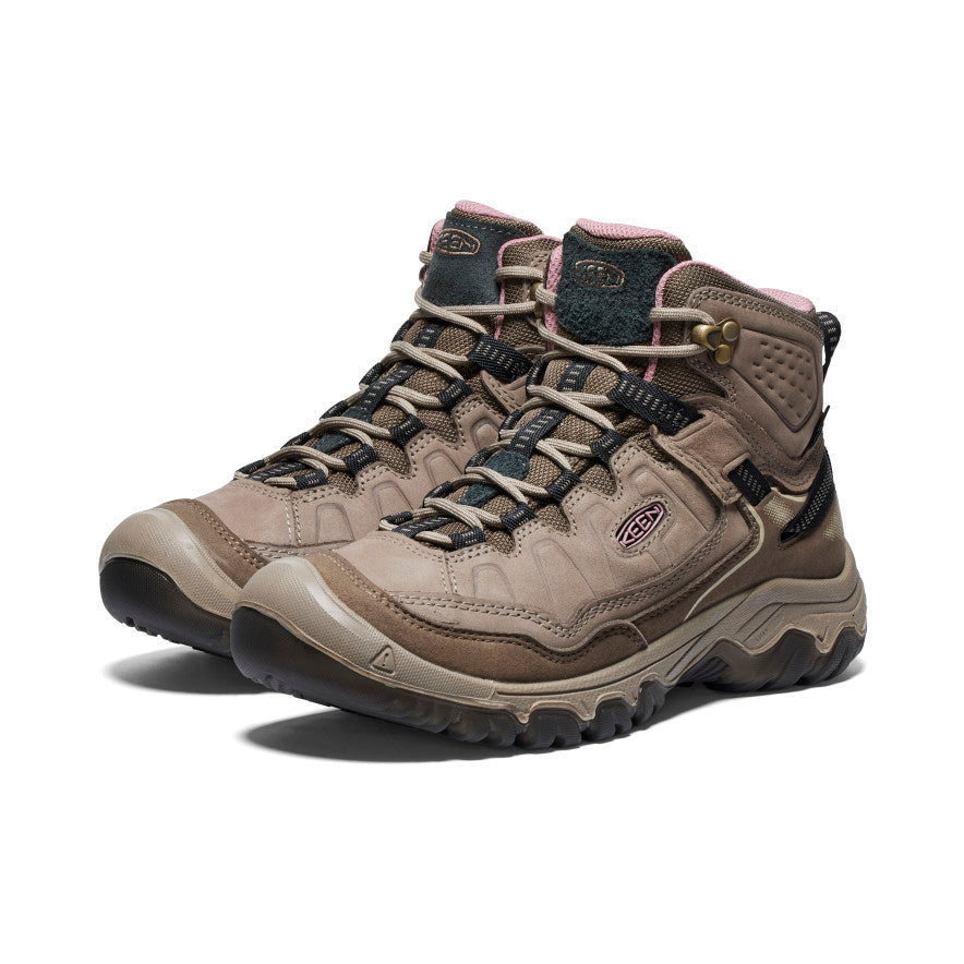 Brown Rose Women Keen Targhee IV Wide Waterproof Hiking Boots | WVI1495IJ