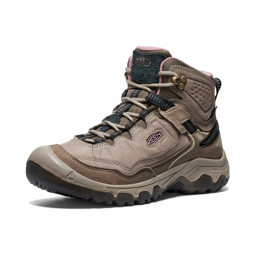 Brown Rose Women Keen Targhee IV Wide Waterproof Hiking Boots | WVI1495IJ