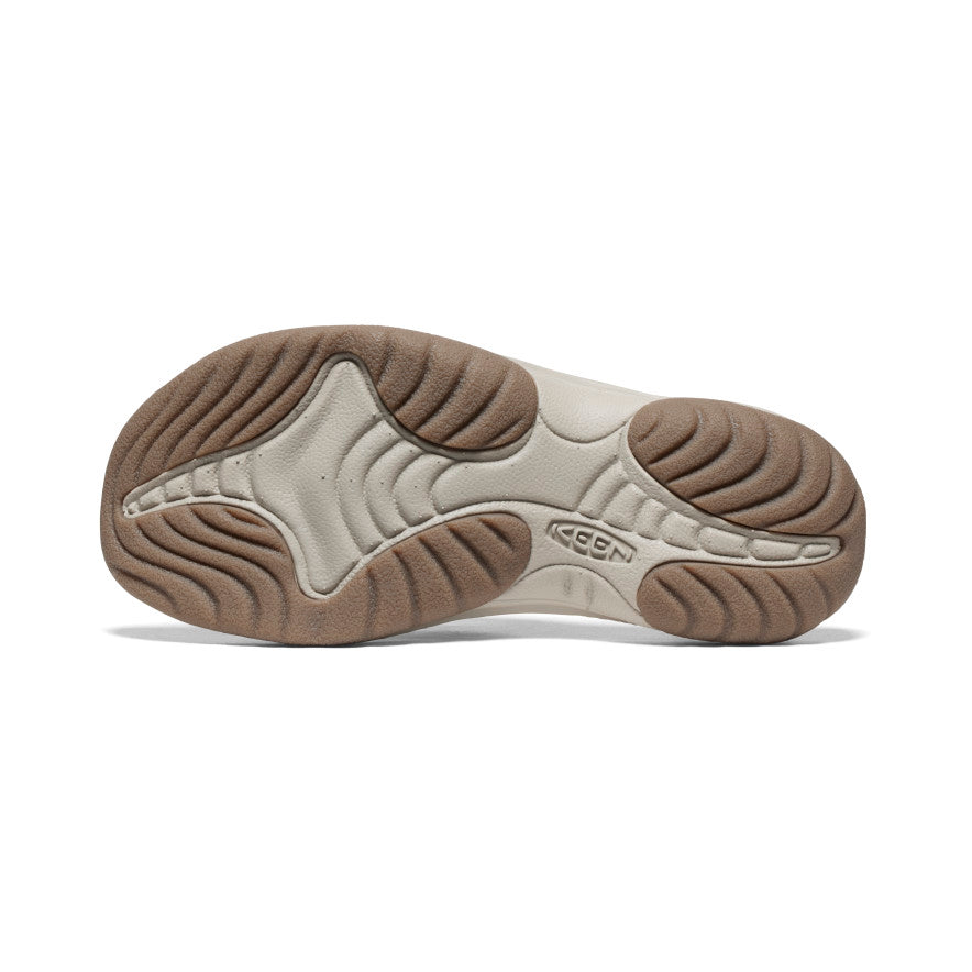 Brown Silver Women Keen Kona Leather Flip Flops | MID5734WV