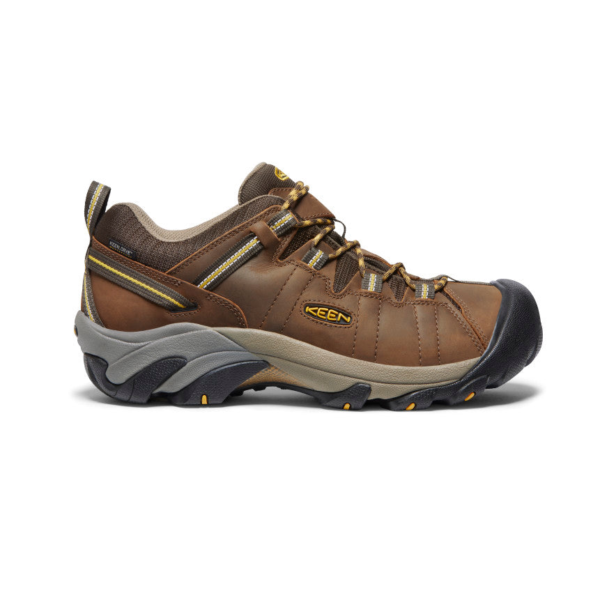 Brown Yellow Men Keen Targhee II Waterproof Hiking Shoes | ENL95100FF