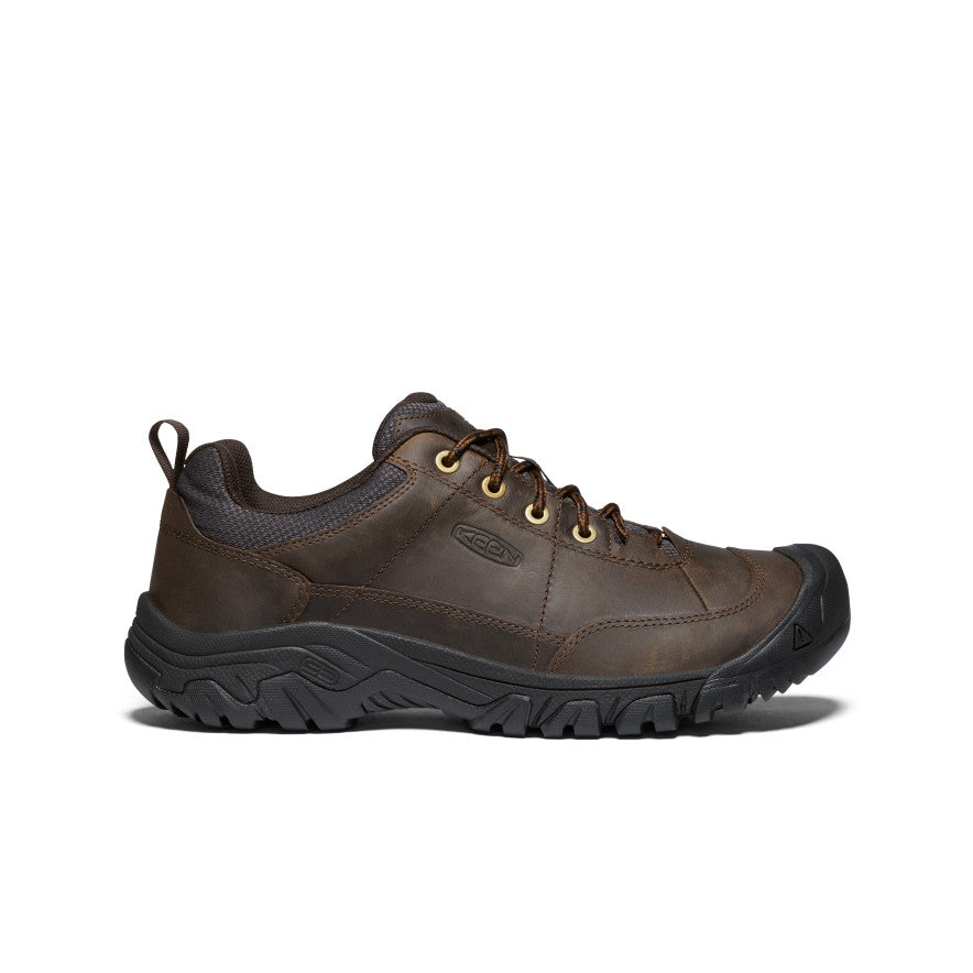 Dark Brown Men Keen Targhee III Oxford Wide Work Shoes | RVX2290JQ