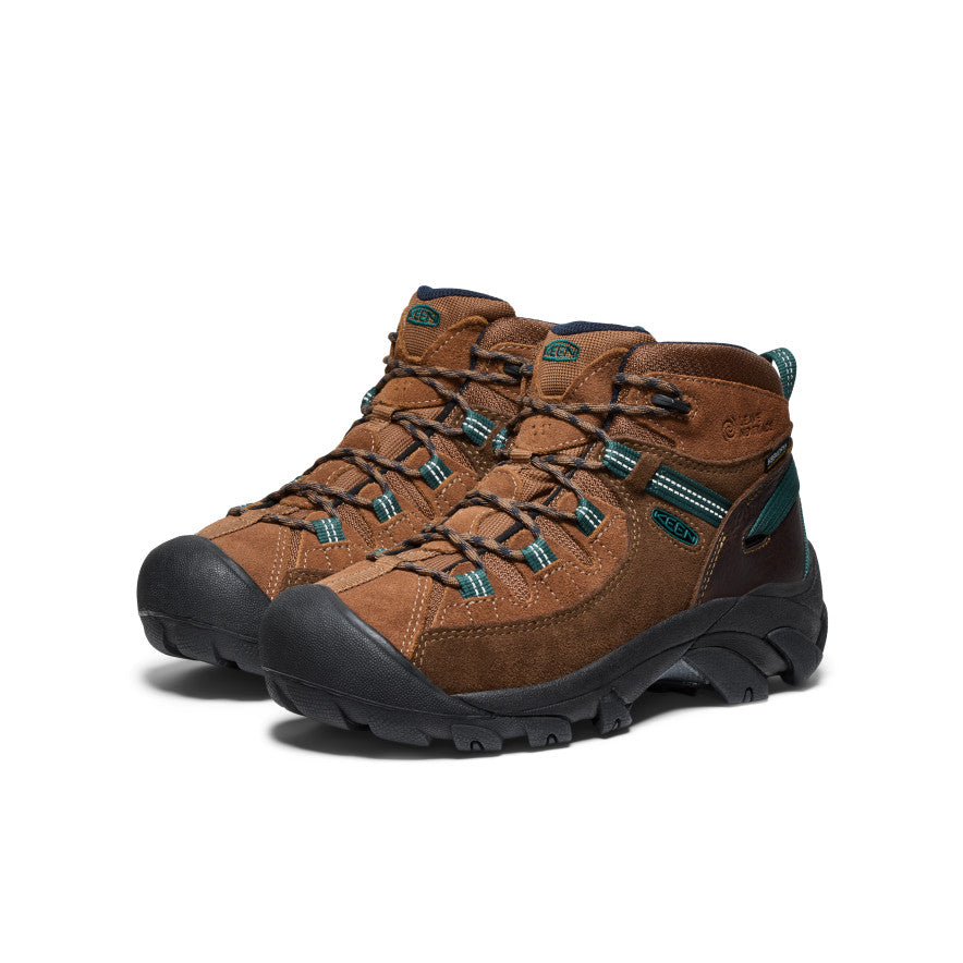 Dark Brown Women Keen Targhee II Waterproof x Leave No Trace Hiking Boots | XPK3232CT