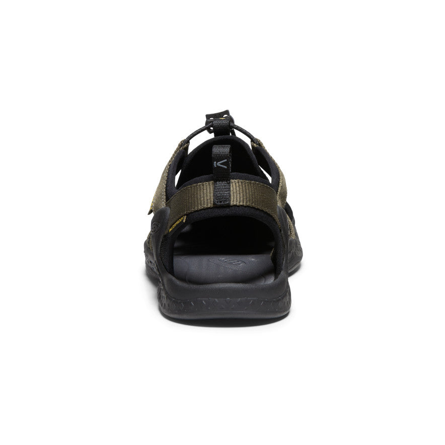 Dark Olive Black Men Keen Drift Creek H2 Sandals | AIH805ED