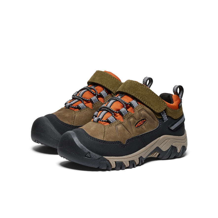 Dark Olive Gold Kids' Keen Targhee IV Waterproof Hiking Shoes | CBA4381ST