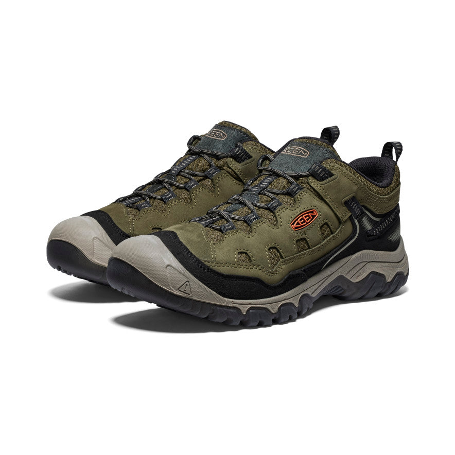 Dark Olive Gold Men Keen Targhee IV Vented Hiking Shoes | KWR7889EN