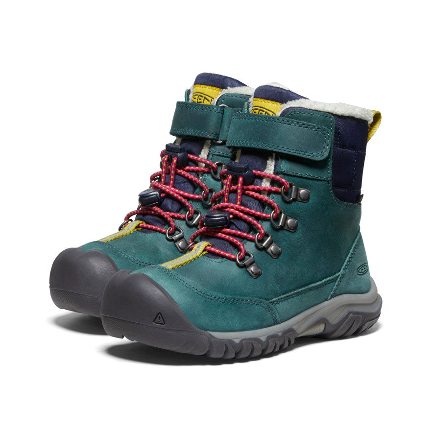 Deep Blue Kids' Keen Kanibou Waterproof Winter Snow Boots | YVD8960XM