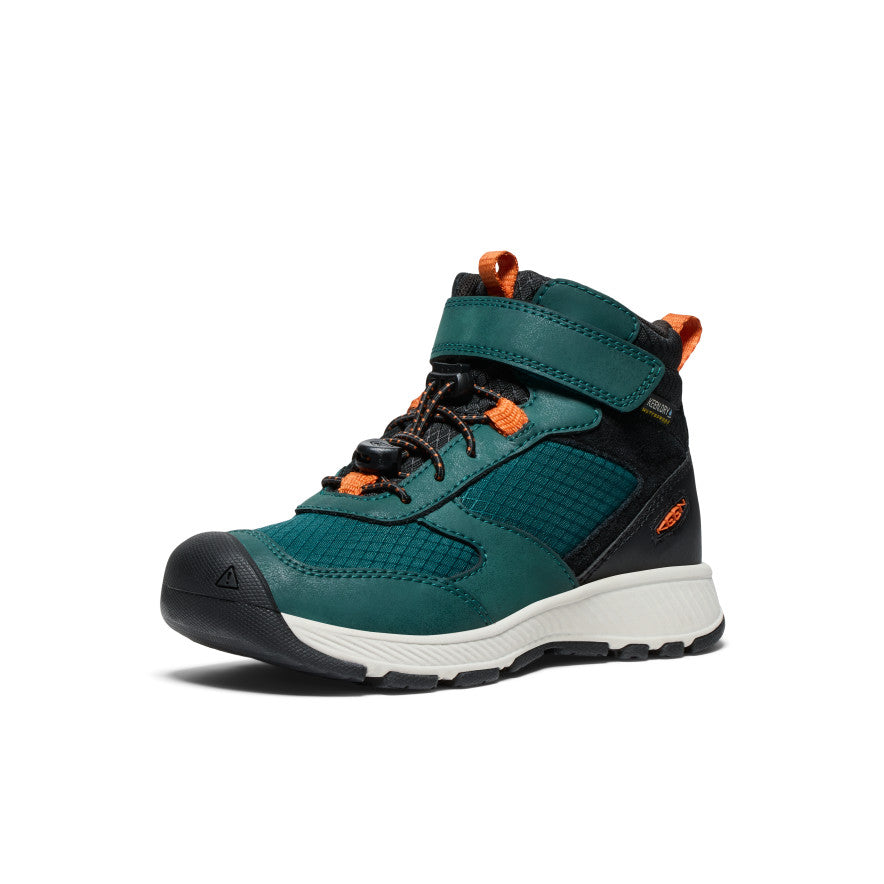 Deep Green Gold Kids' Keen Skua Waterproof Work Boots | LTH853WU