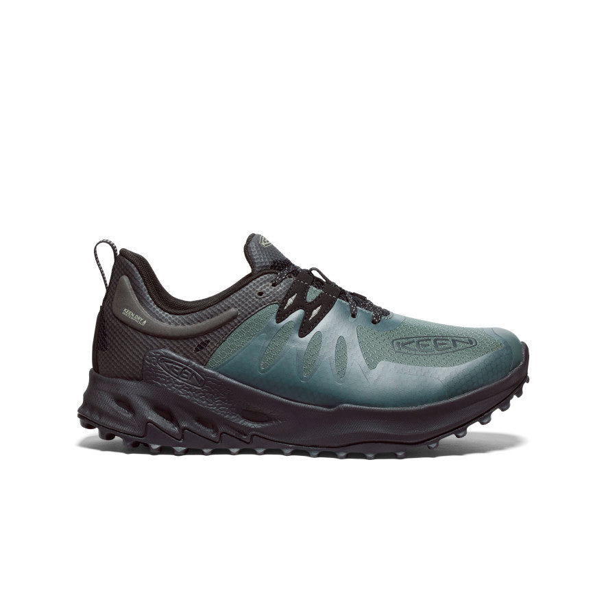 Green Black Men Keen Zionic Waterproof Hiking Shoes | MFJ4993TS