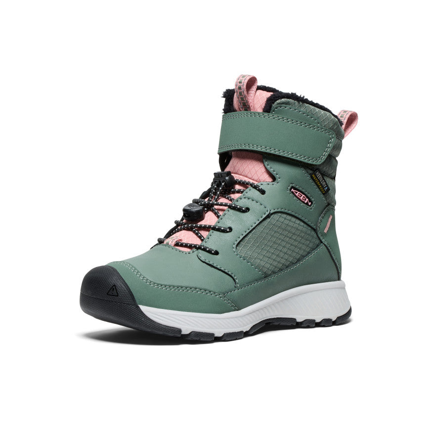 Green Rose Kids' Keen Skua Waterproof Winter Snow Boots | BTM2359YQ