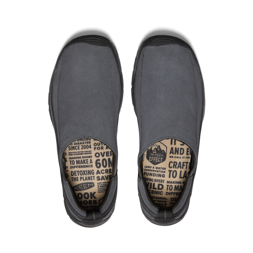 Grey Black Men Keen Jasper Slip On Shoes | DHJ2859CM