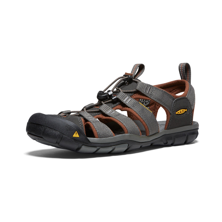 Grey Brown Men Keen Clearwater CNX Sandals | GOS4310CP