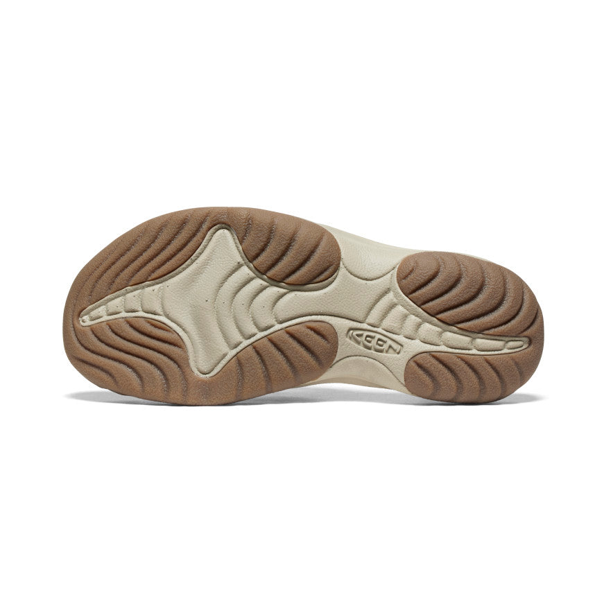 Grey Brown Women Keen Waimea Leather Flip Flops | HLI2696WX