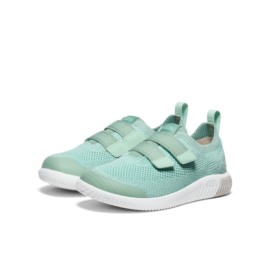 Grey Green Kids' Keen KNX Knit Double Strap Sneakers | RMH1021QO