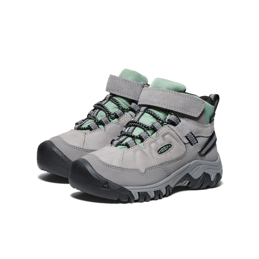 Grey Green Kids' Keen Targhee IV Waterproof Hiking Boots | PMP8316WG