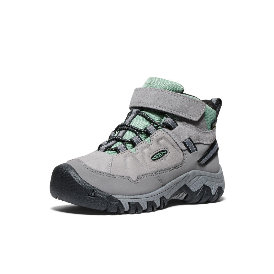 Grey Green Kids' Keen Targhee IV Waterproof Hiking Boots | PMP8316WG