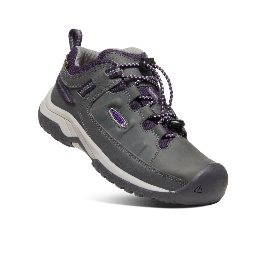 Grey Purple Big Kids' Keen Targhee Waterproof Work Shoes | CCQ3449EA