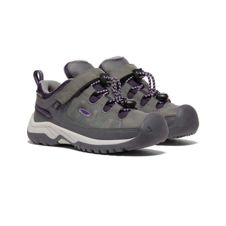 Grey Purple Kids' Keen Targhee Waterproof Work Shoes | LEB3137NV