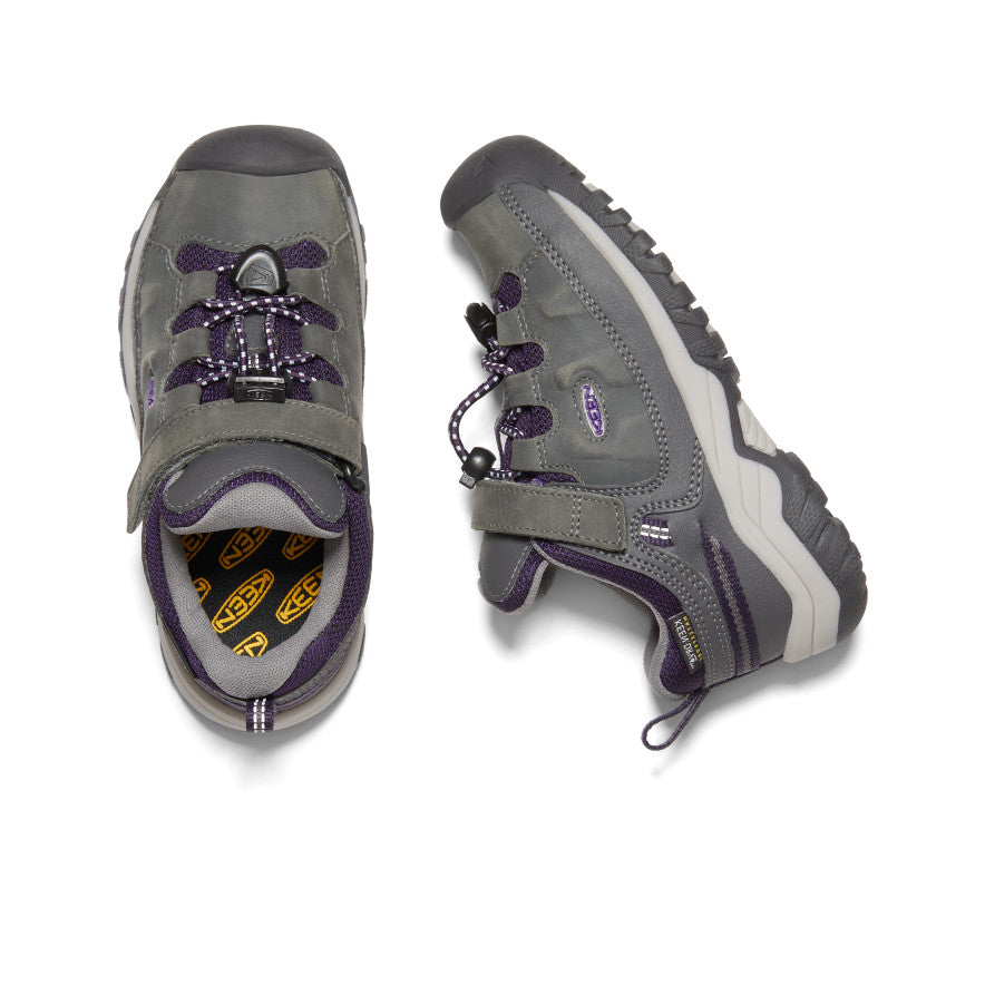 Grey Purple Kids' Keen Targhee Waterproof Work Shoes | LEB3137NV