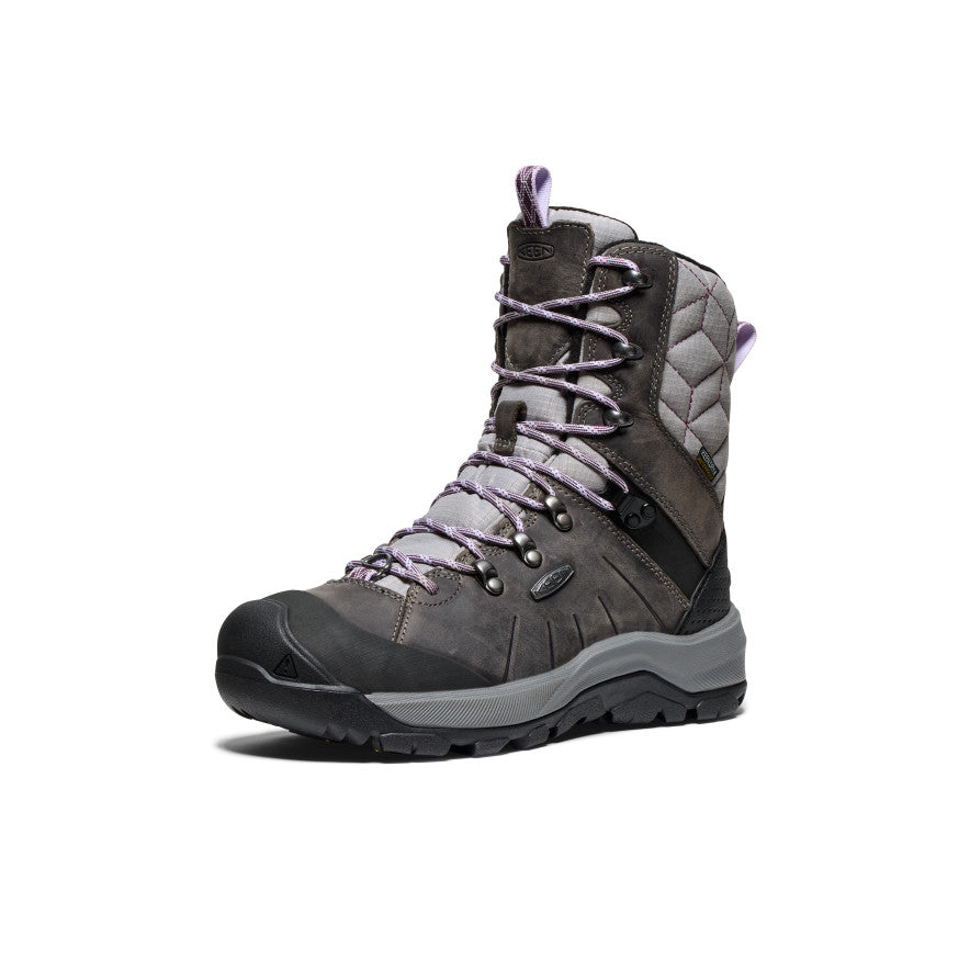 Grey Purple Women Keen Revel IV High Polar Waterproof Snow Boots | UOD7228PS