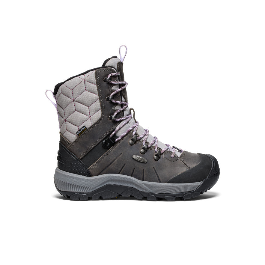 Grey Purple Women Keen Revel IV High Polar Waterproof Snow Boots | UOD7228PS