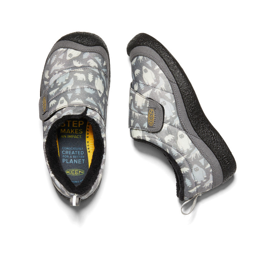 Grey White Big Kids' Keen Howser Wrap Sneakers | PTI952CP