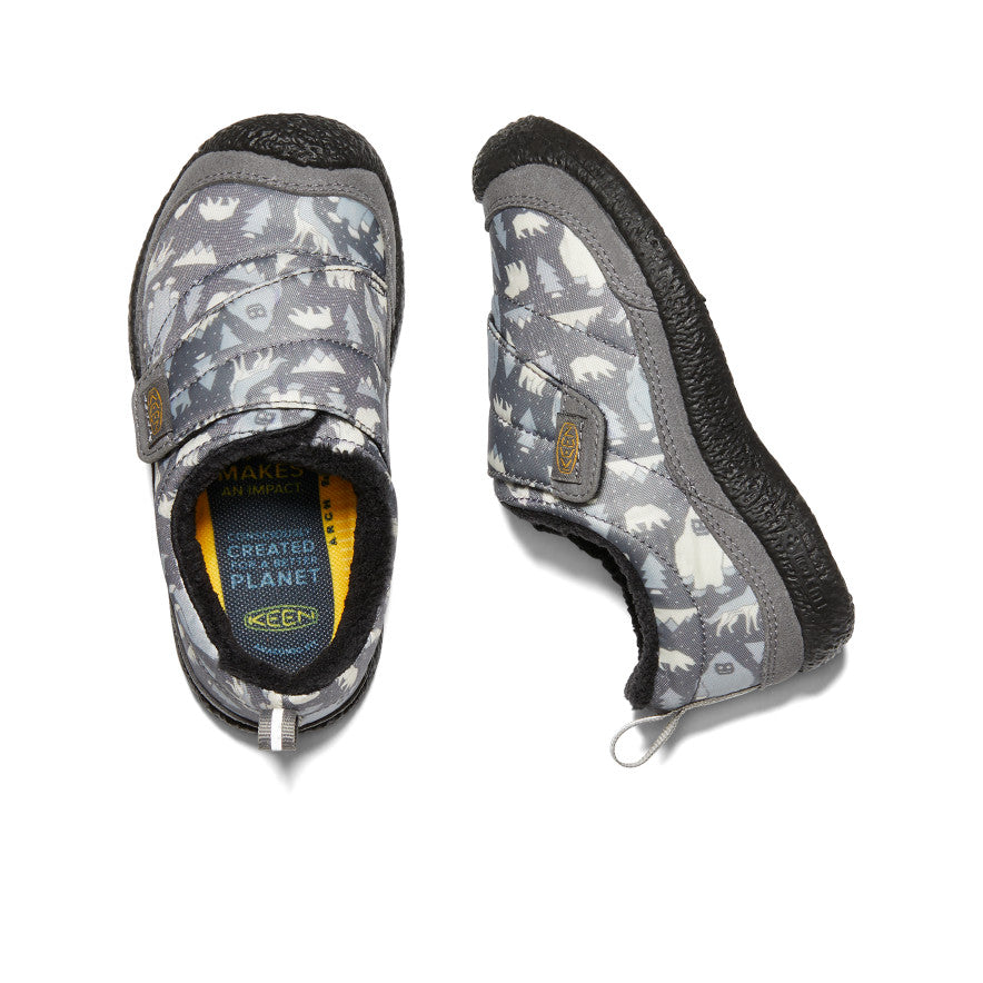 Grey White Kids' Keen Howser Wrap Sneakers | NWF6539TR