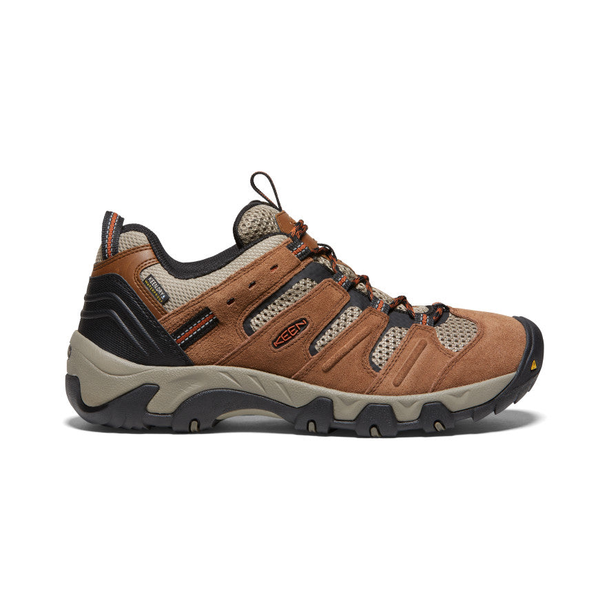 Khaki Orange Men Keen Headout Waterproof Hiking Shoes | HFY3066XN