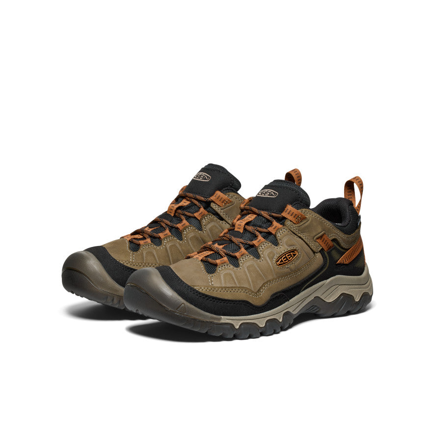 Olive Black Men Keen Targhee IV Waterproof Hiking Shoes | TWZ7992JS