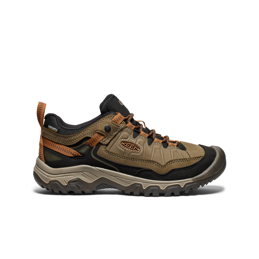 Olive Black Men Keen Targhee IV Waterproof Hiking Shoes | TWZ7992JS