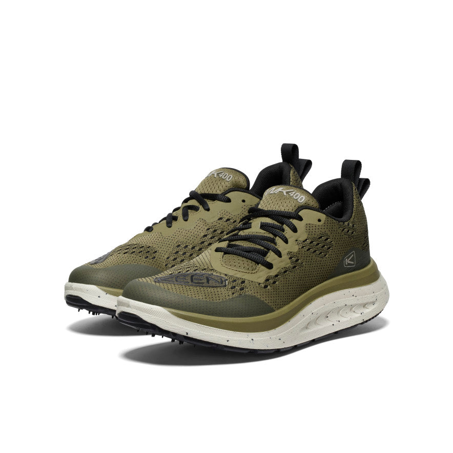 Olive Black Men Keen WK400 Walking Shoes | WPP3413QZ