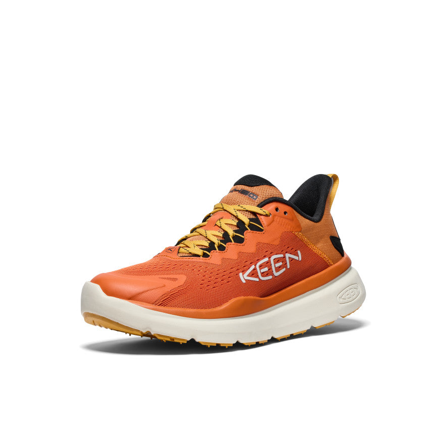 Orange Gold Brown Men Keen WK450 Walking Shoes | GTA8080AX