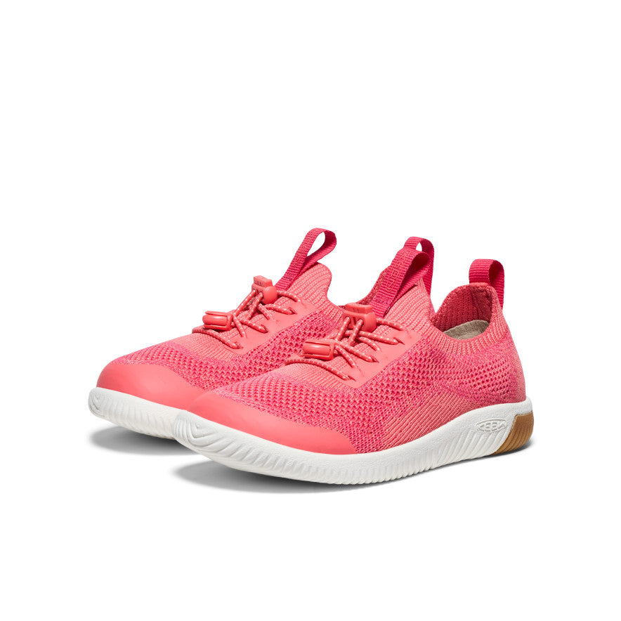 Pink White Kids' Keen KNX Knit Sneakers | MBB933ND