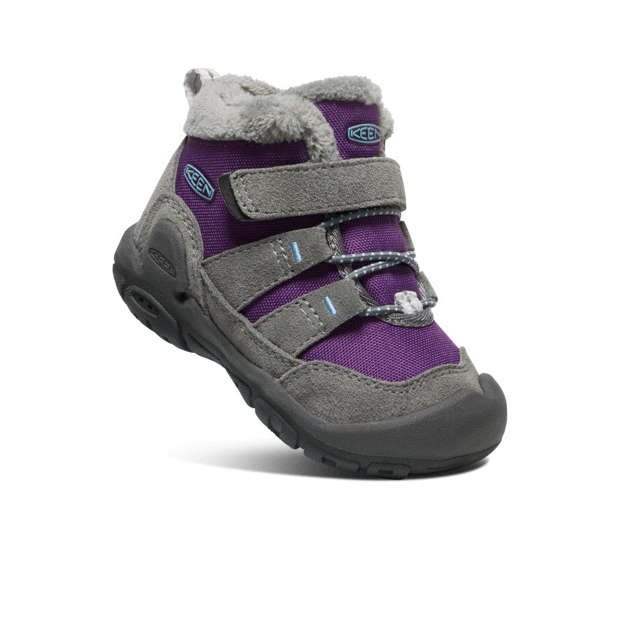 Purple Grey Toddlers Keen Knotch Snow Boots | KOW2356OJ