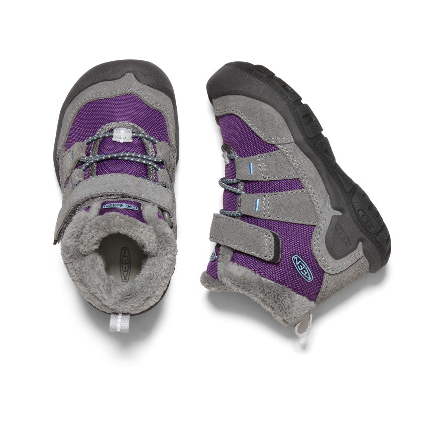 Purple Grey Toddlers Keen Knotch Snow Boots | KOW2356OJ