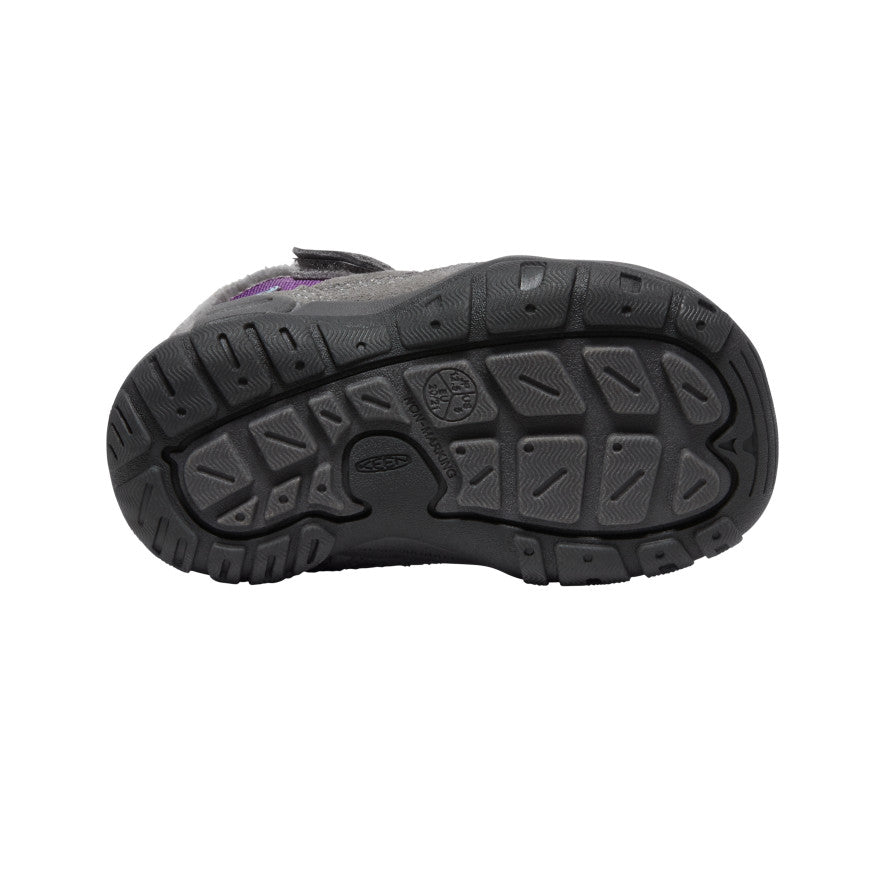 Purple Grey Toddlers Keen Knotch Snow Boots | KOW2356OJ