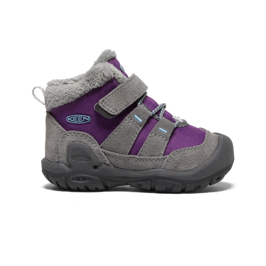 Purple Grey Toddlers Keen Knotch Snow Boots | KOW2356OJ