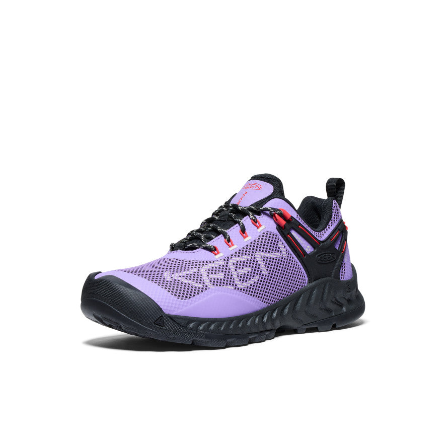 Purple Red Women Keen NXIS EVO Waterproof Work Shoes | NGU7527UW