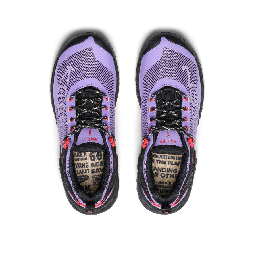 Purple Red Women Keen NXIS EVO Waterproof Work Shoes | NGU7527UW