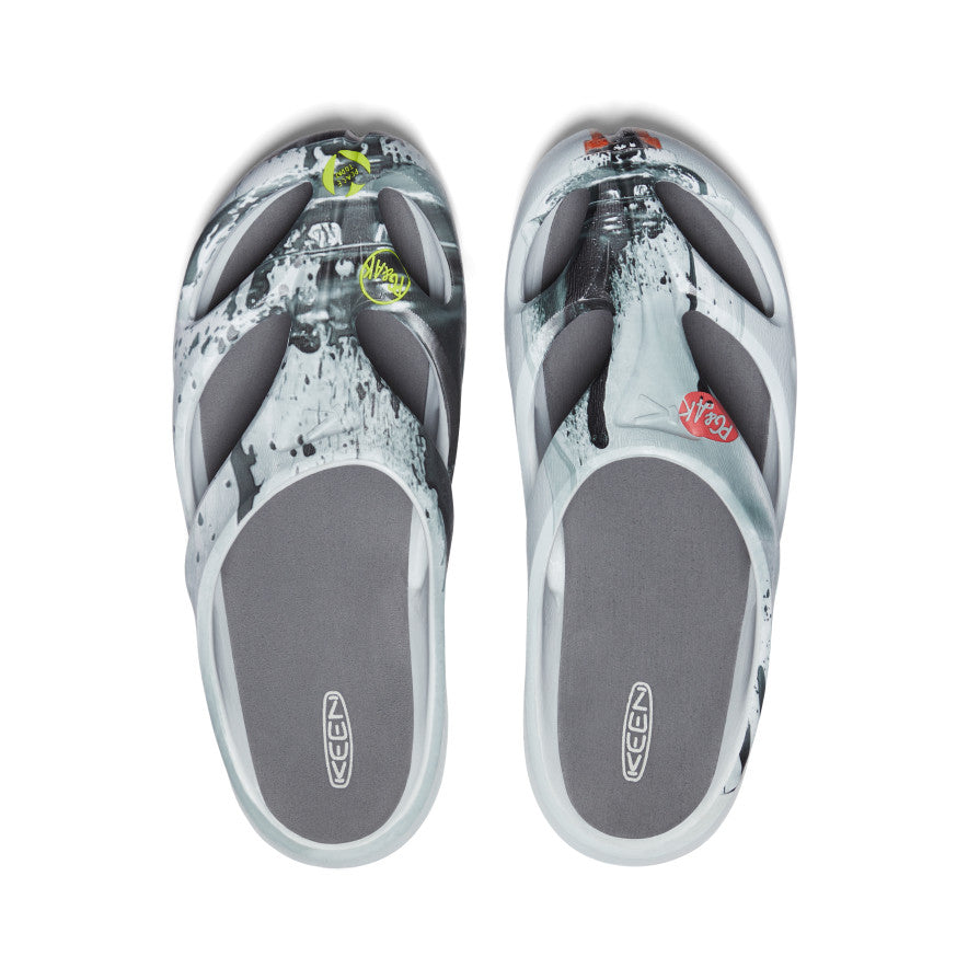 Silver Blue Men Keen Shanti Arts Clog x PG&AK Slides | ATH138HL