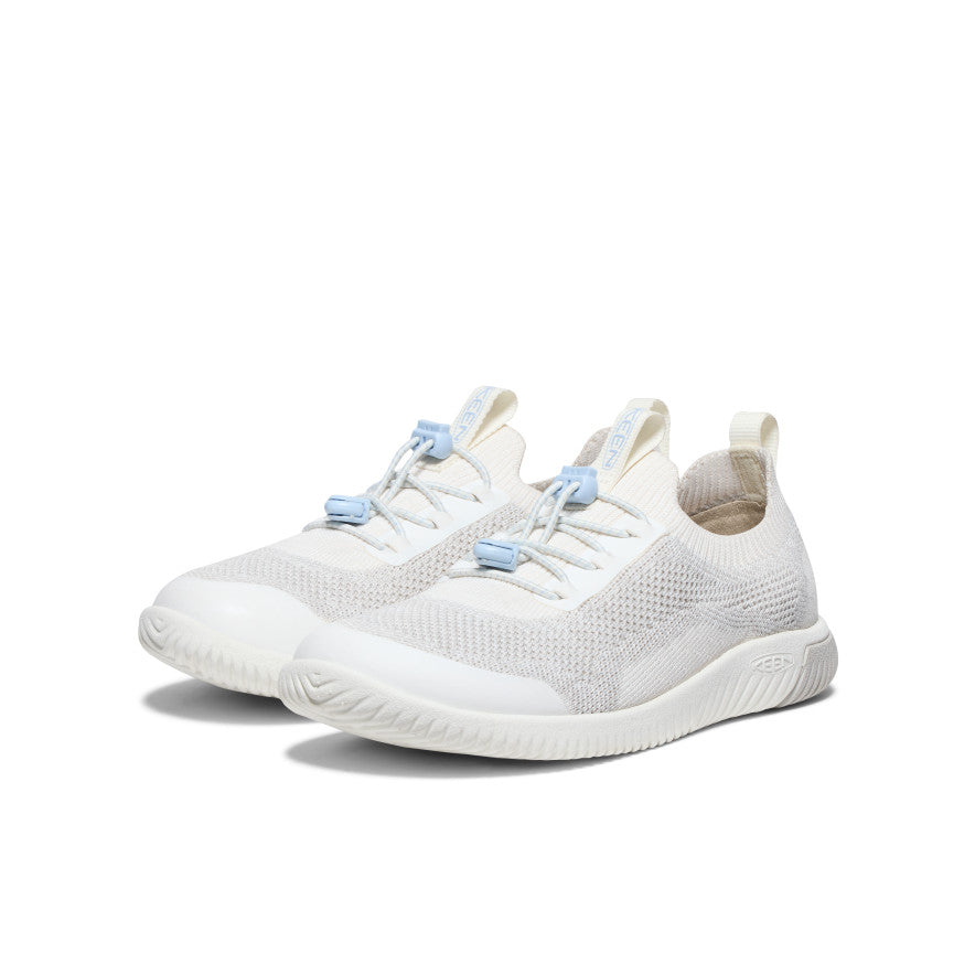 White Big Kids' Keen KNX Knit Sneakers | JWV5431XQ