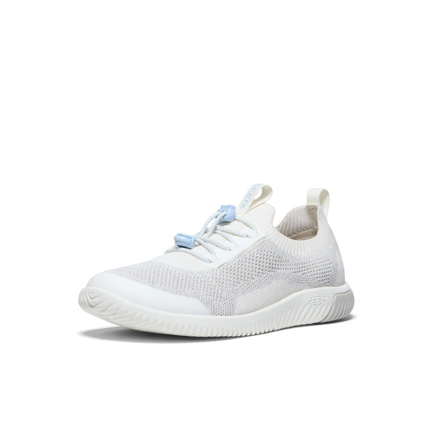 White Big Kids' Keen KNX Knit Sneakers | JWV5431XQ