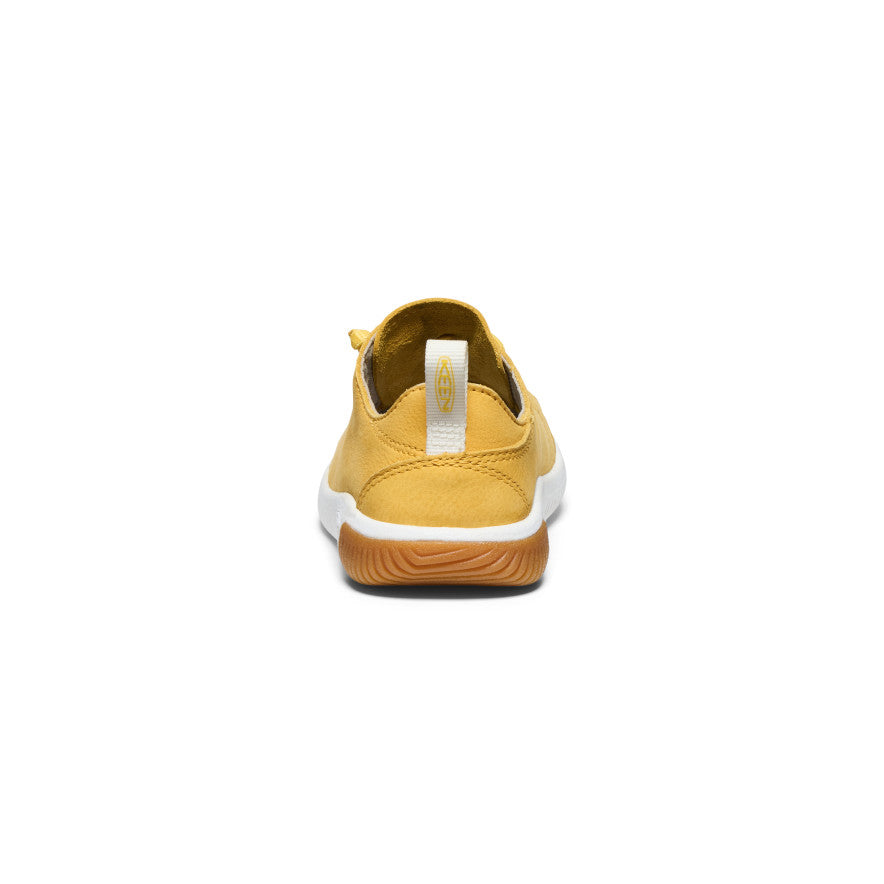 Yellow White Kids' Keen KNX Leather Sneakers | THV7296RK